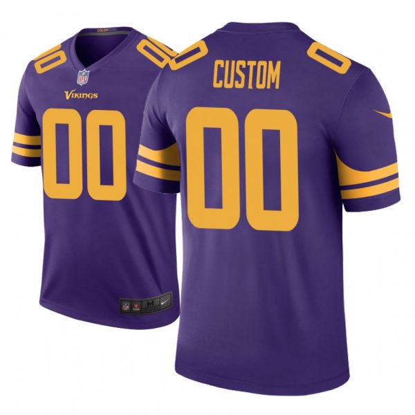 Custom Minnesota Vikings Vapor Untouchable Limited Jersey